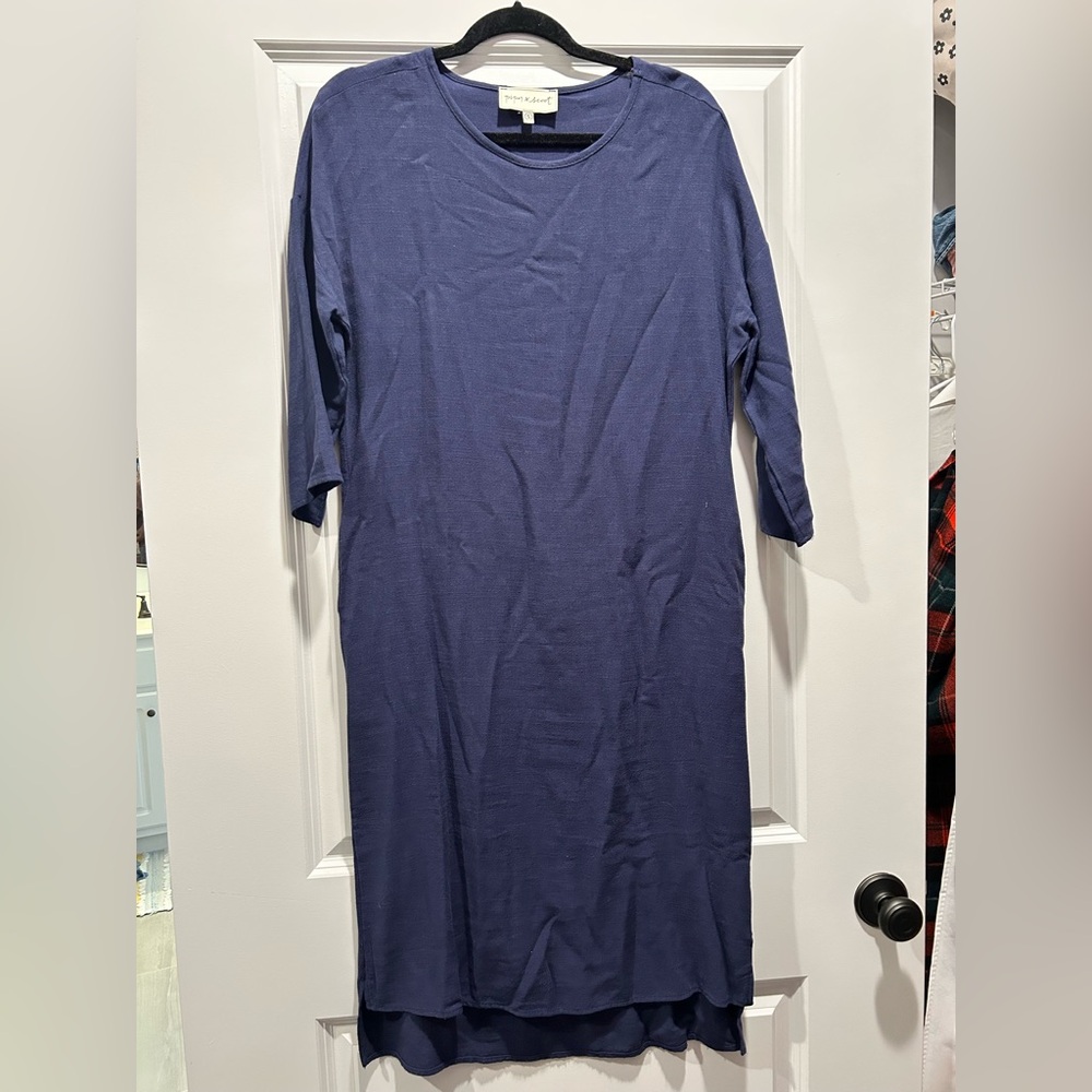 Blue Midi Dress